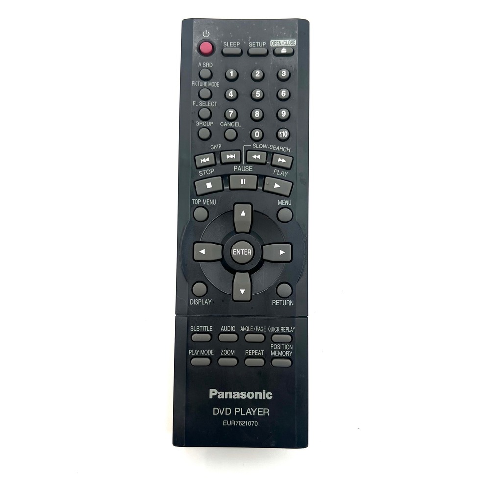 Panasonic OEM DVD Player Remote Control EUR7621070 for Player DVD-S23‎ DVD-S25